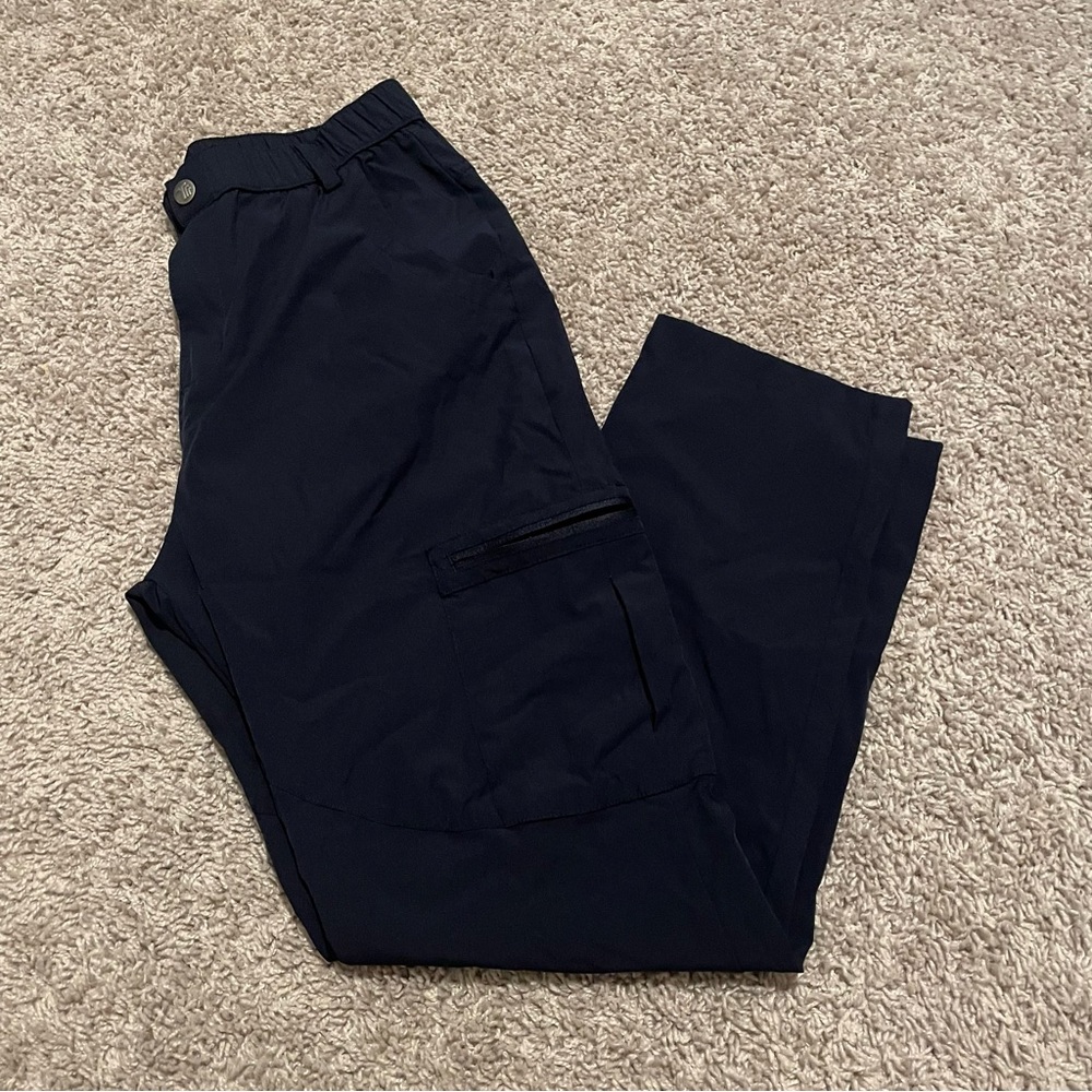 Outdoor sports track pants black medium inseam 26”